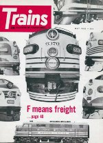 "Trains" Magazine, Front Cover, May 1965
